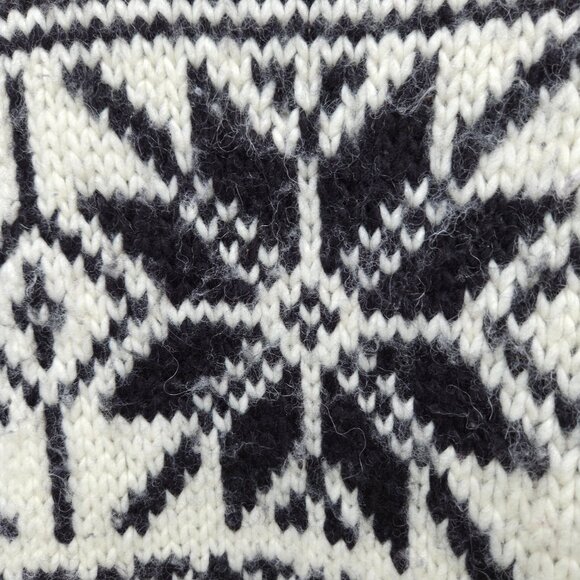 J. CREW Handknit Wool Alpaca Nordic Fair Isle Chunky Knit Sweater - Picture 3 of 10